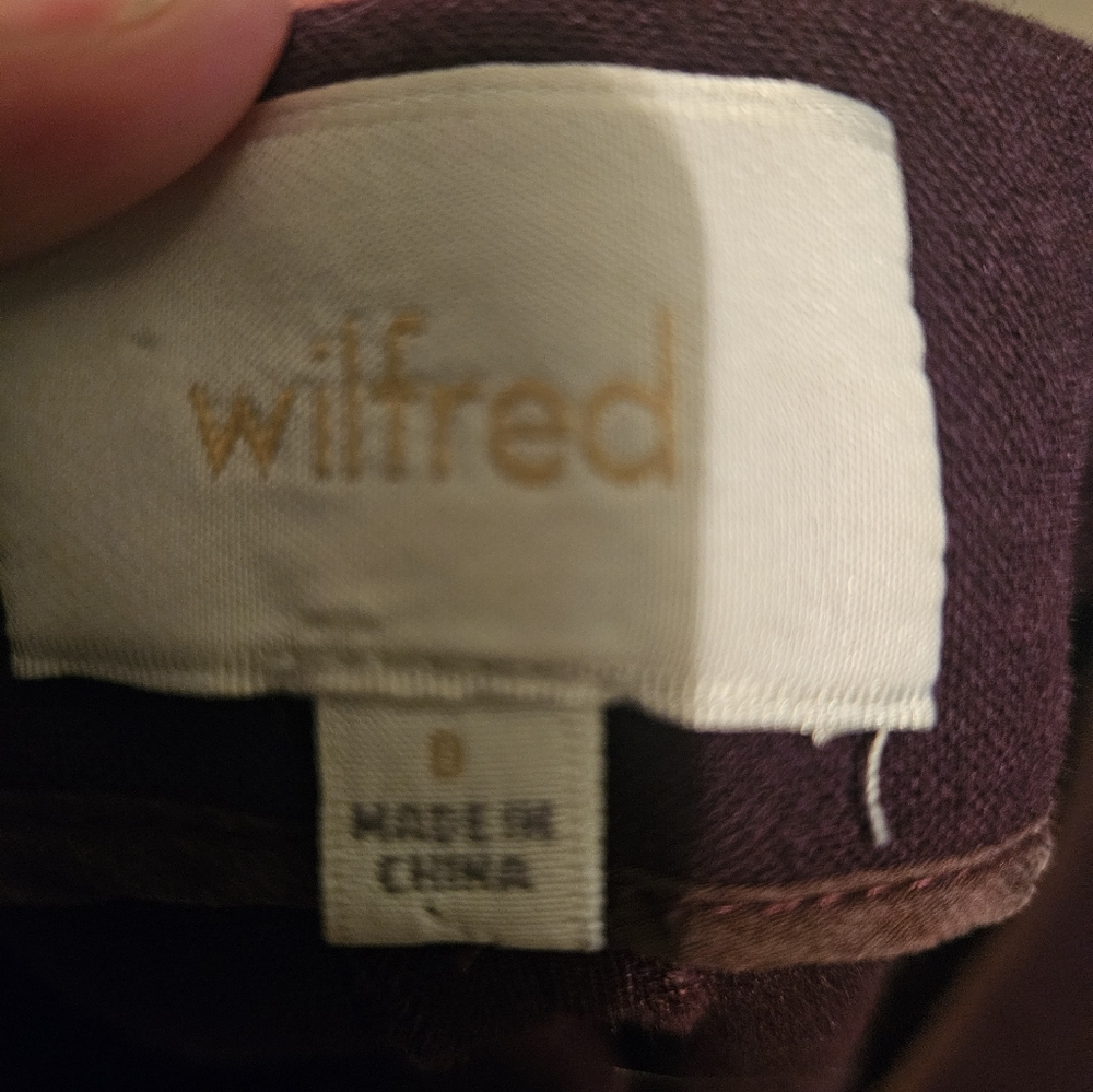 Wilfred Plum A-Line Skirt - Picture 2 of 3